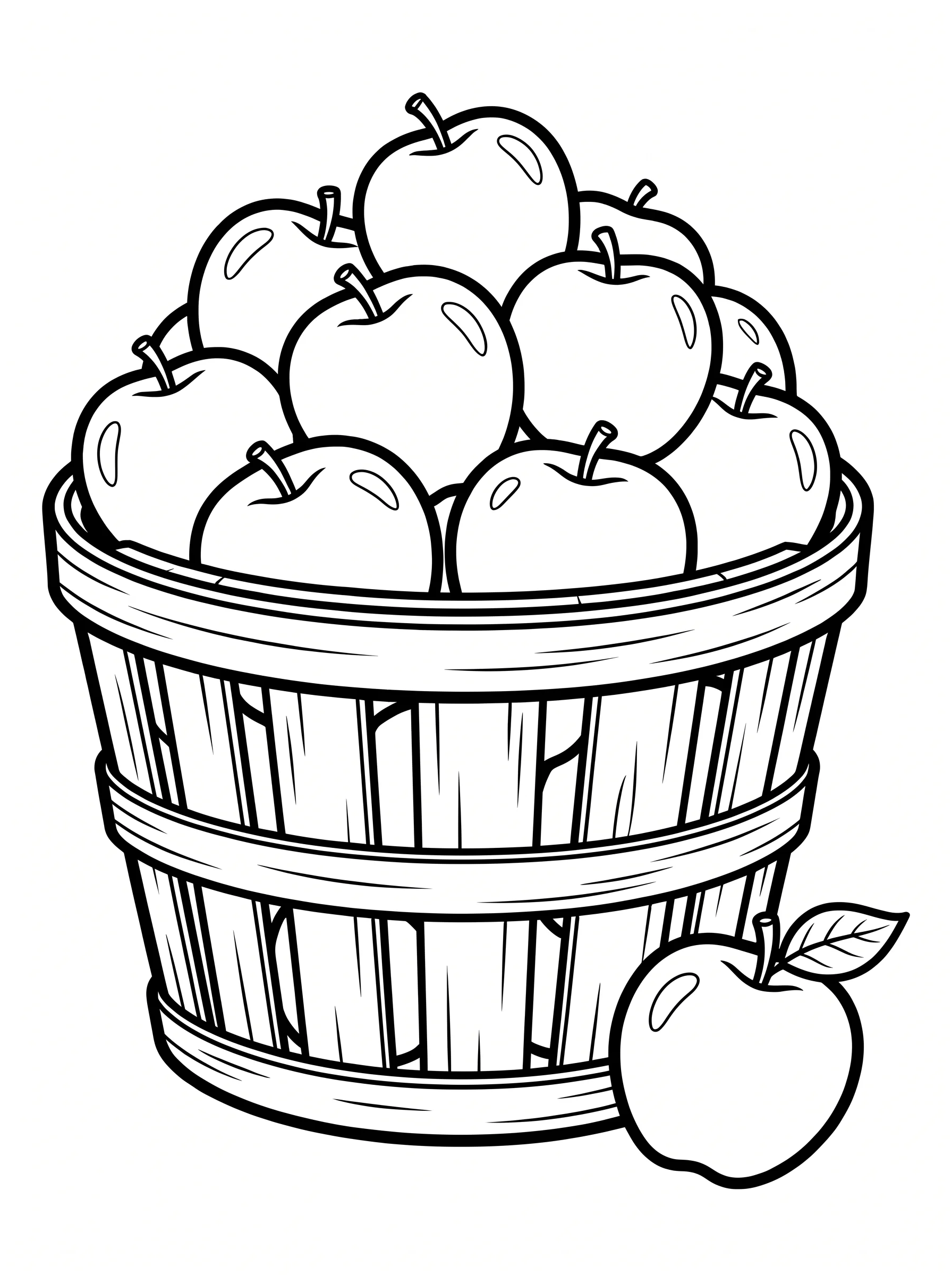Basket of Fresh Apples