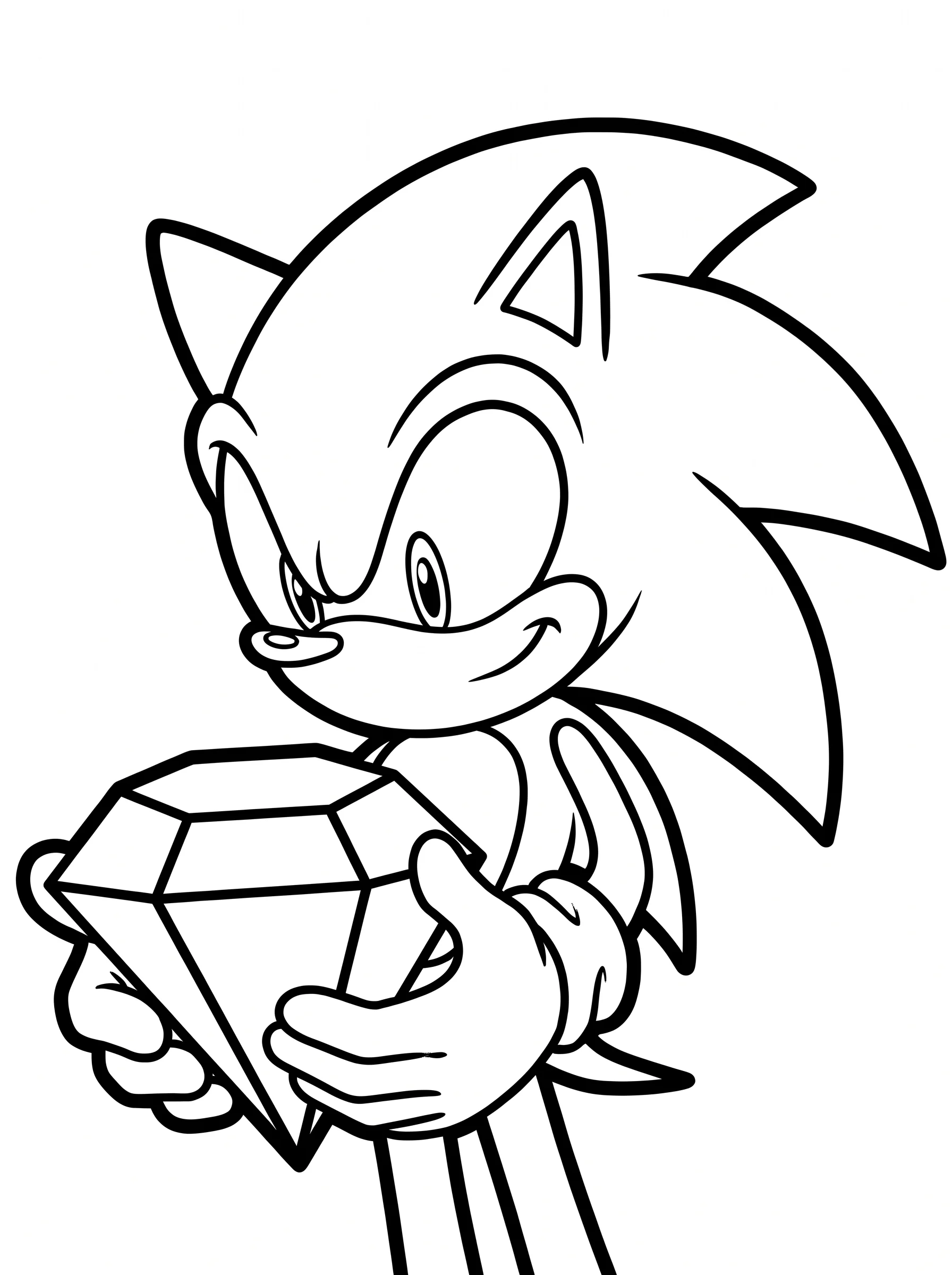 Admiring the Sparkling Chaos Emerald
