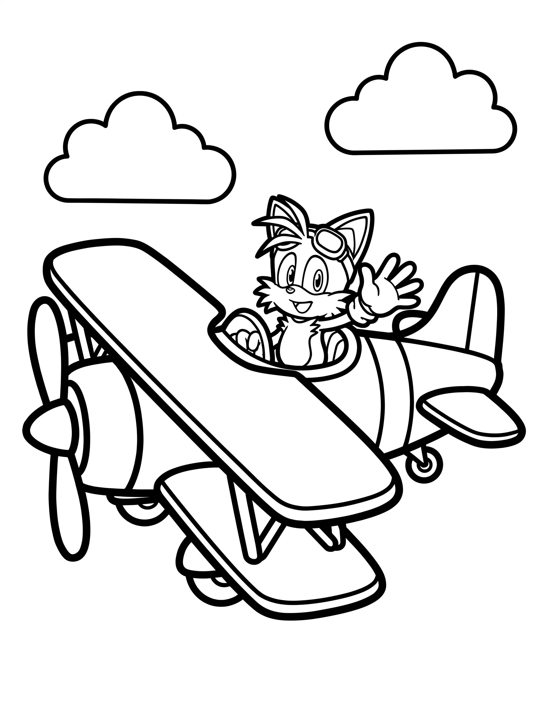 Flying the Tornado Biplane Through the Sky