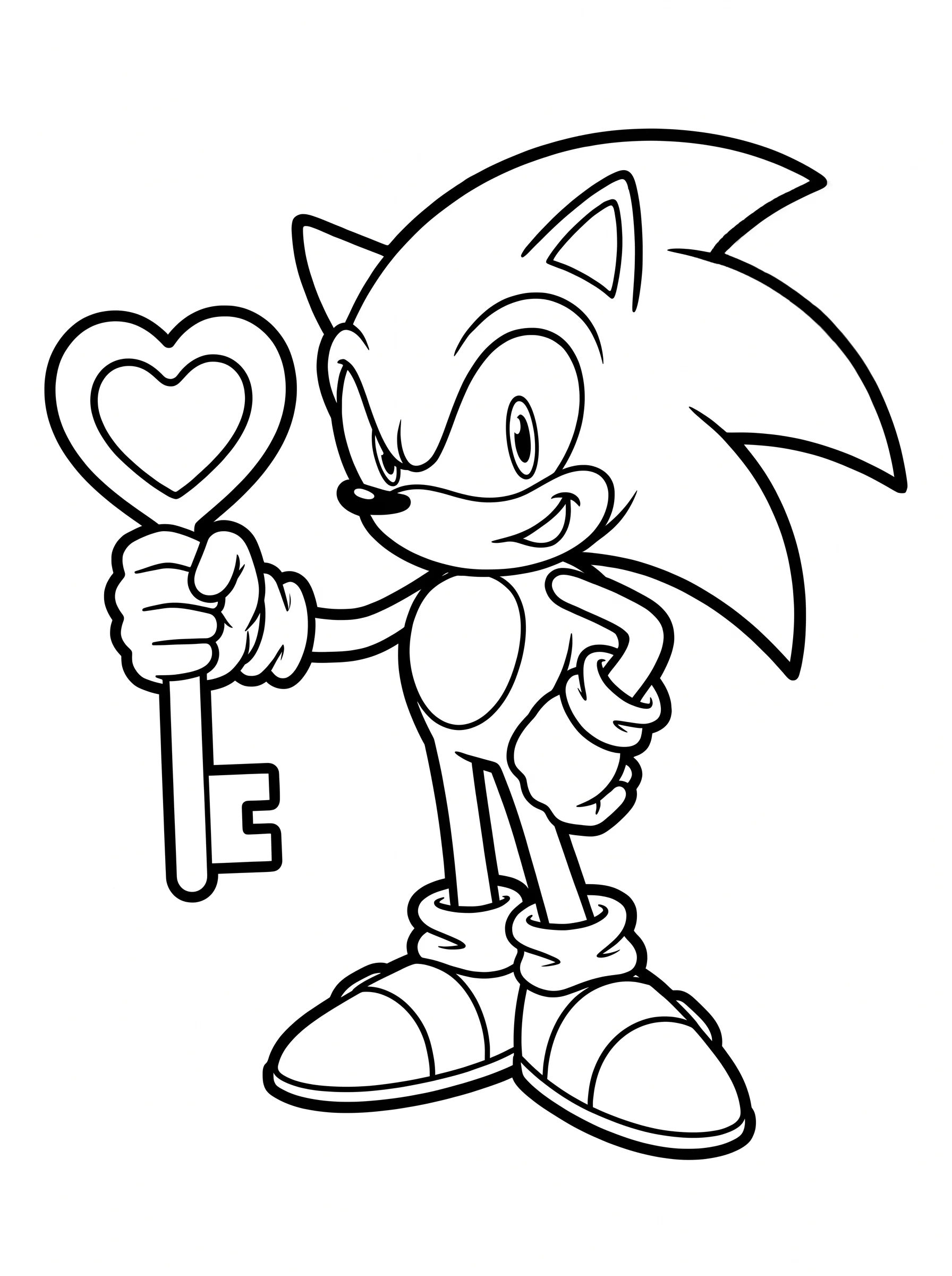 Holding the Golden Heart Key