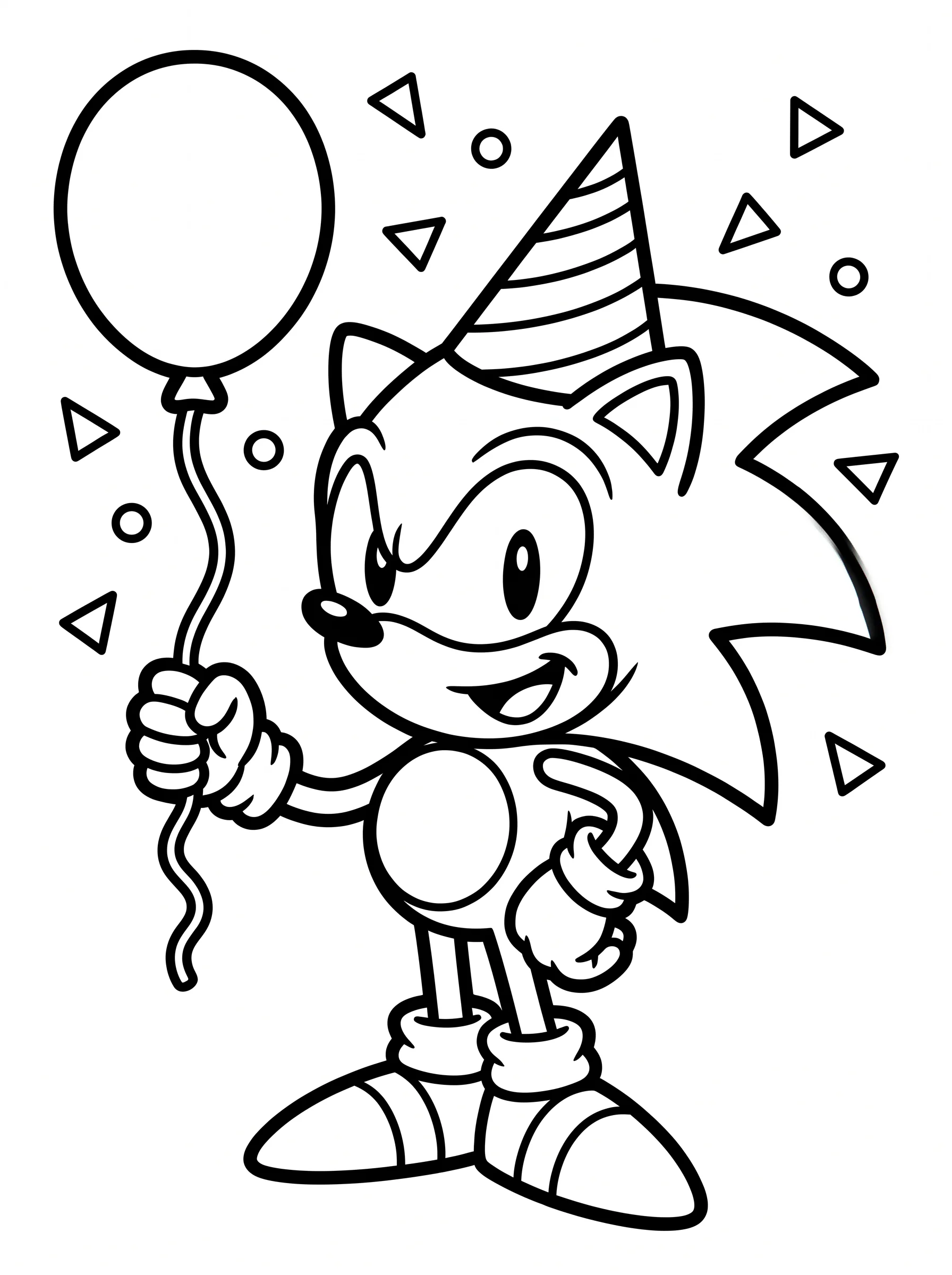 Party Time with Hat and Balloon