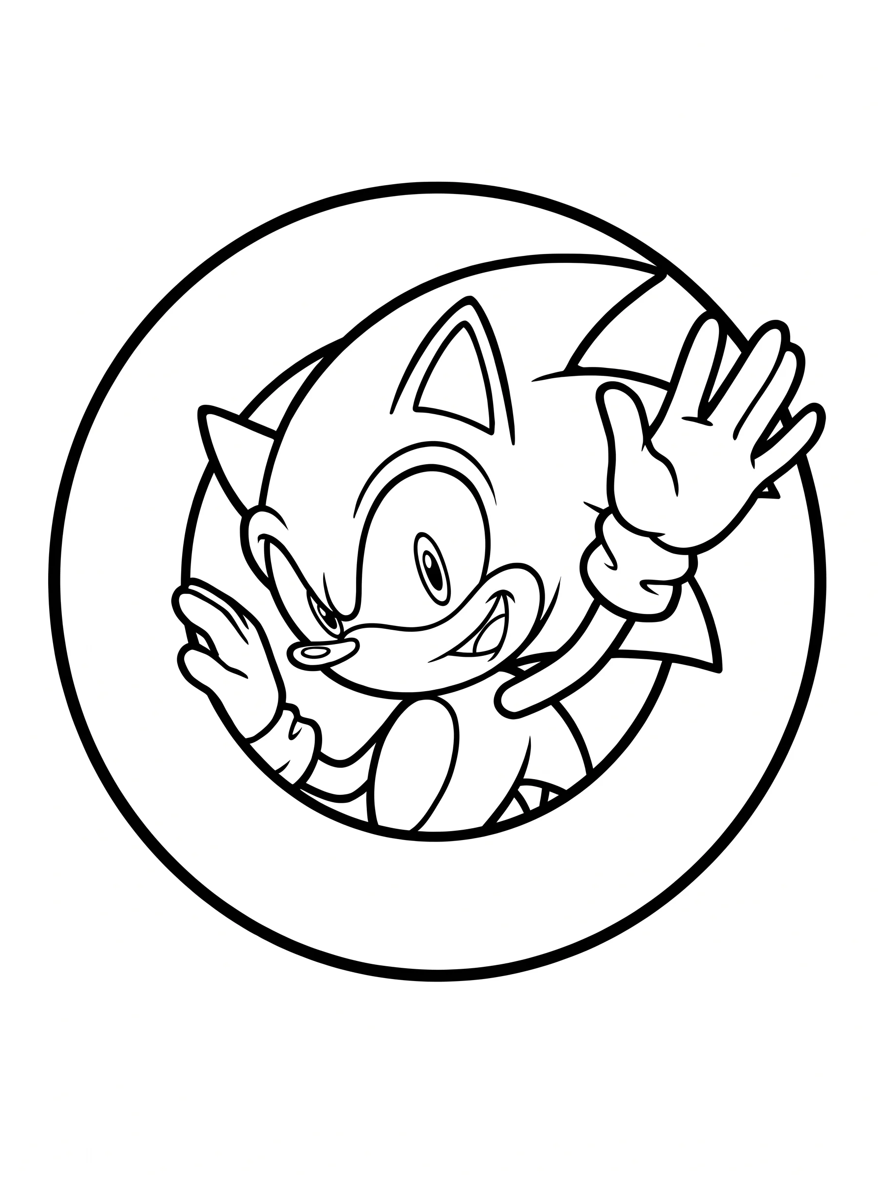 Peeking Out and Waving from a Ring