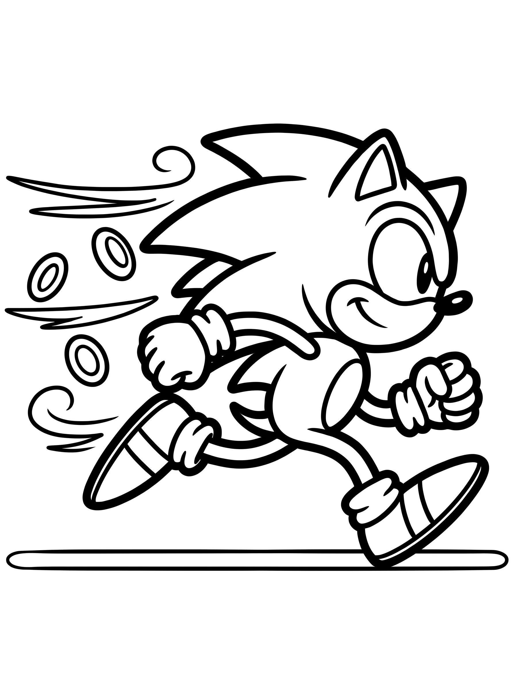 Super Fast Runner Dashing by Rings