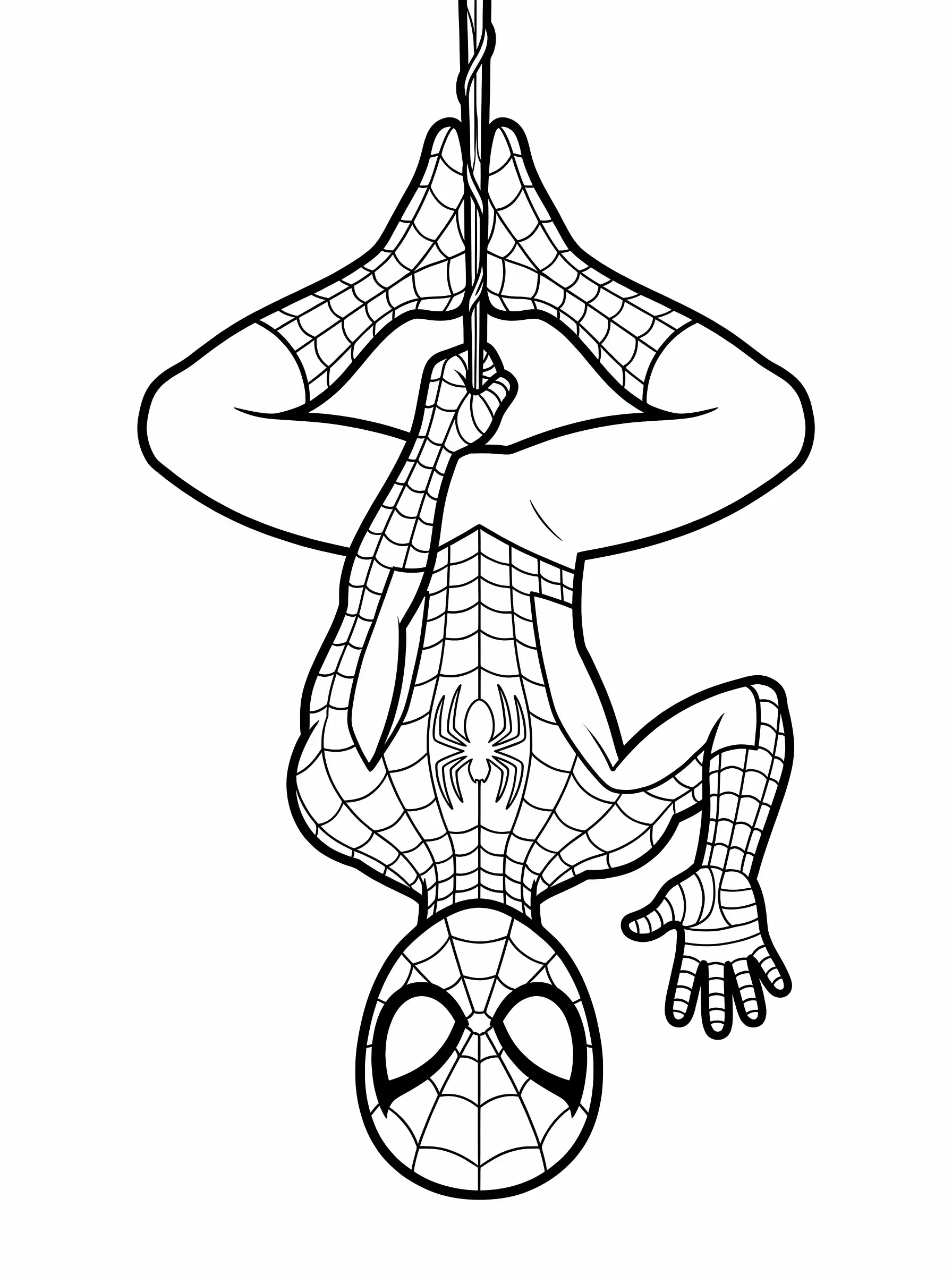 Hanging Upside Down and Waving Cheerfully