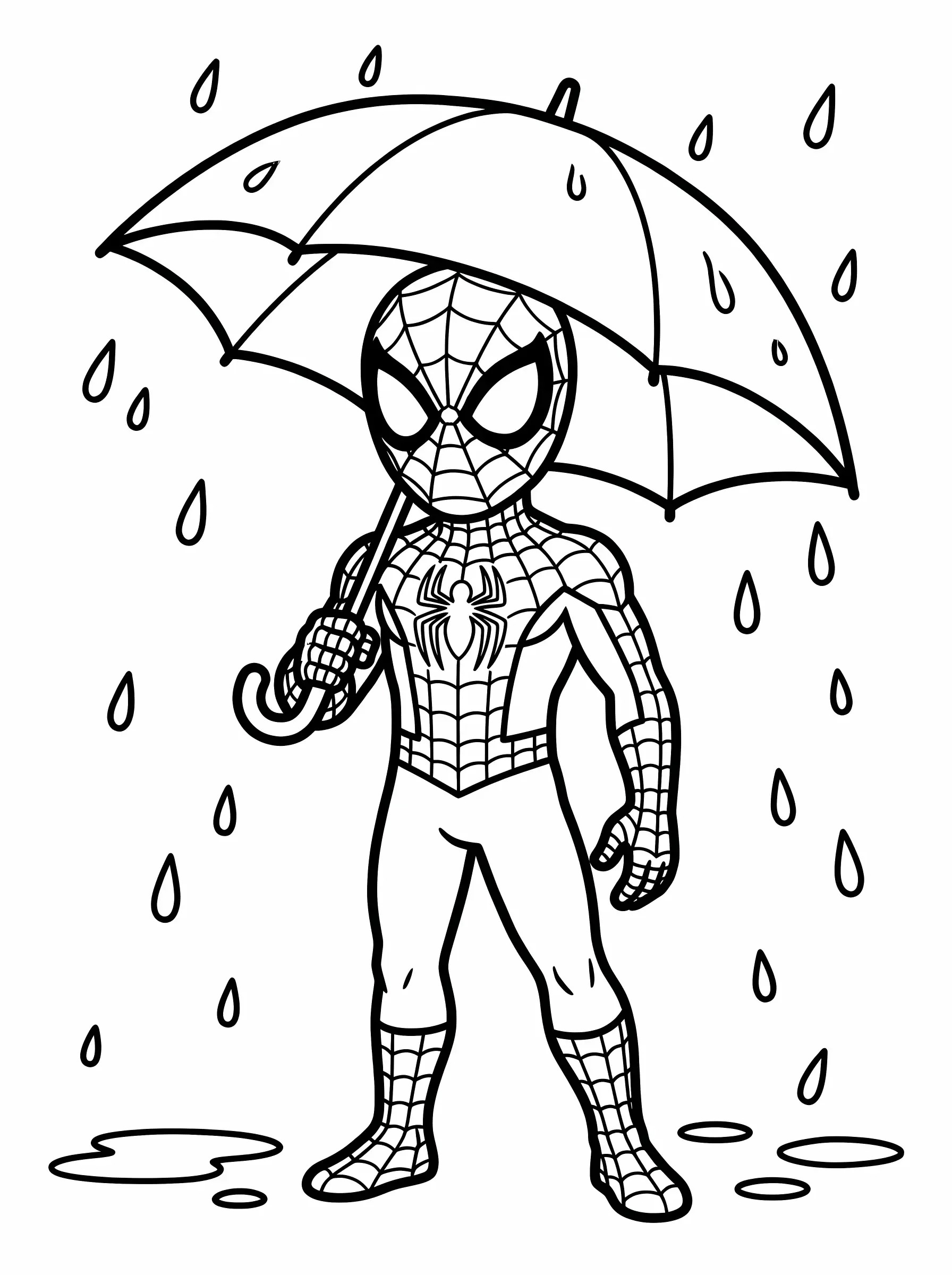 Rainy Day Walks Under a Big Umbrella