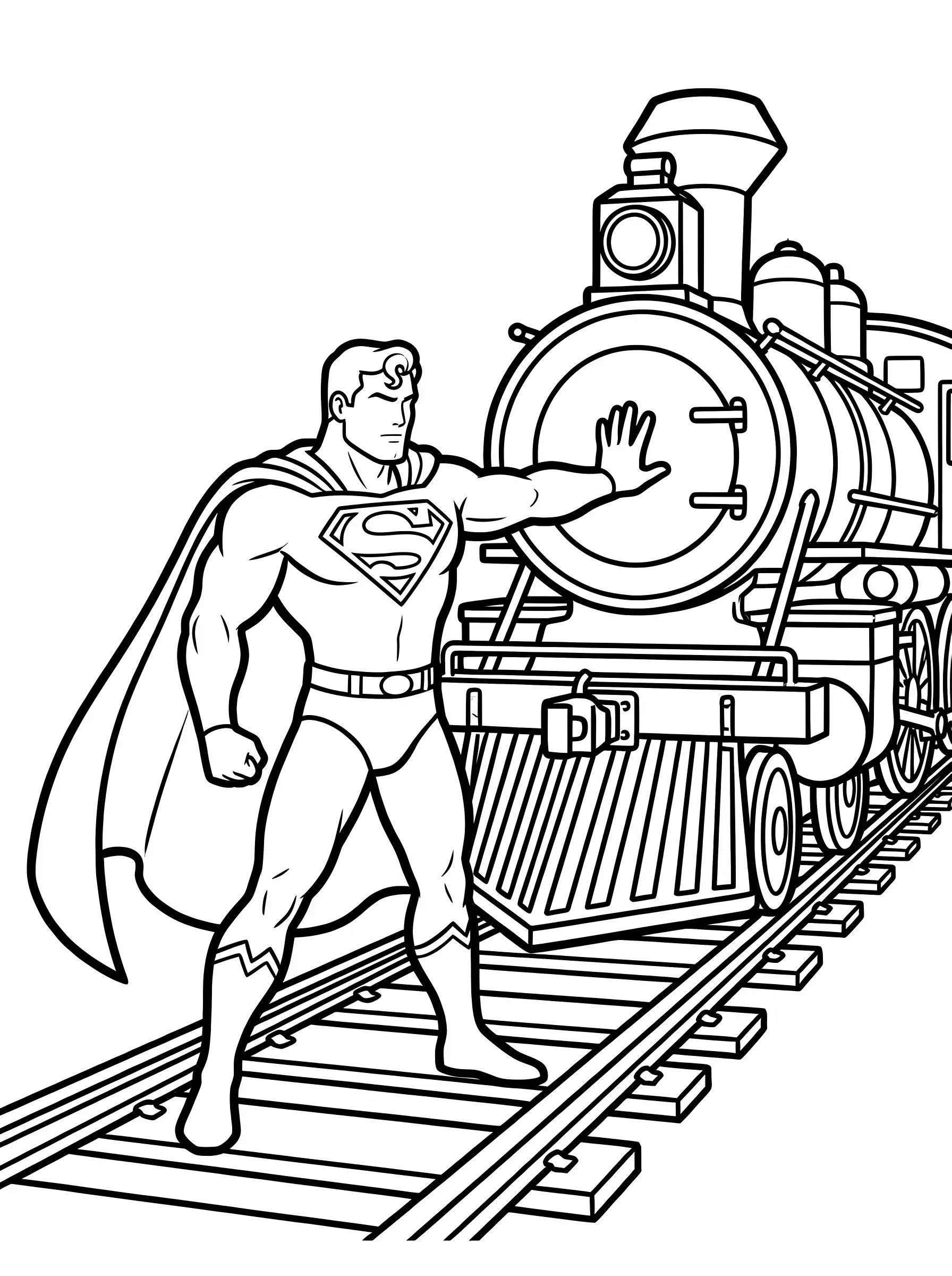 Stopping a Fast Train Locomotive