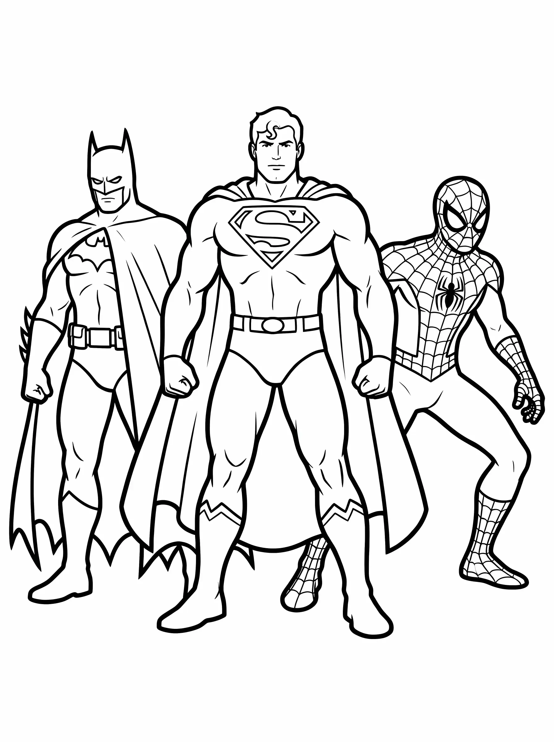 Three Powerful Friends Standing Together
